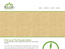 Tablet Screenshot of flourishtherapyohio.com